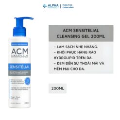Alternative view of Gel Làm Sạch Cân Bằng pH Cho Da Khô Và Nhạy Cảm ACM Sensitelial Cleansing Gel - 200ml