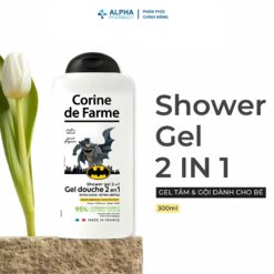 Alternative view of Gel Gội Và Tắm Bé Corine De Farme Shower Gel 2 In 1 Batman Hương Quả Mơ – 300ml