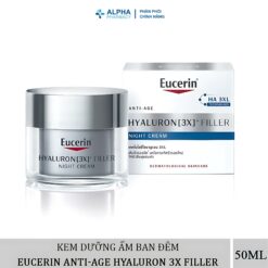 Alternative view of Kem Dưỡng Đêm Eucerin Hyaluron 3X+ Filler Giảm Nếp Nhăn & Ngừa Lão Hoá – 50ml