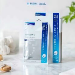 Alternative view of Mặt Nạ Dưỡng Trắng Da Transino EX Cấp Ẩm, Làm Sáng Da – Hộp 4 Miếng