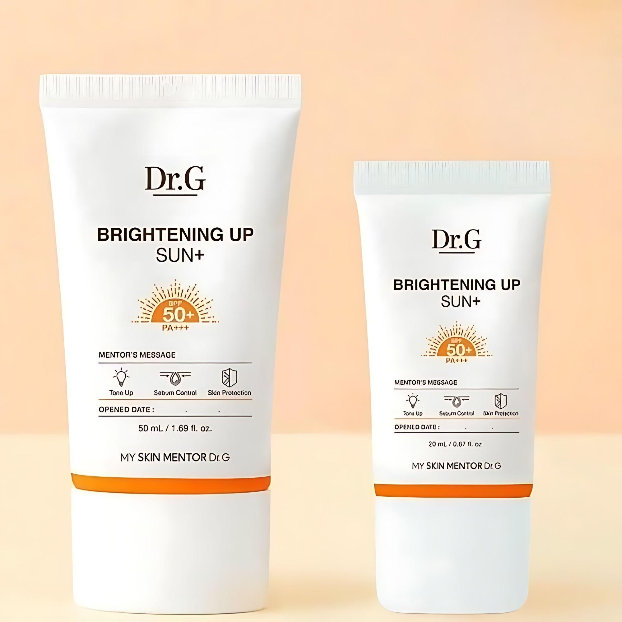 Kem Chống Nắng Dr.G Brightening Up Sun+ SPF50+ PA+++ Nâng Tông Kiềm Dầu Làm Sáng Da - 20ml/50ml - Image 7