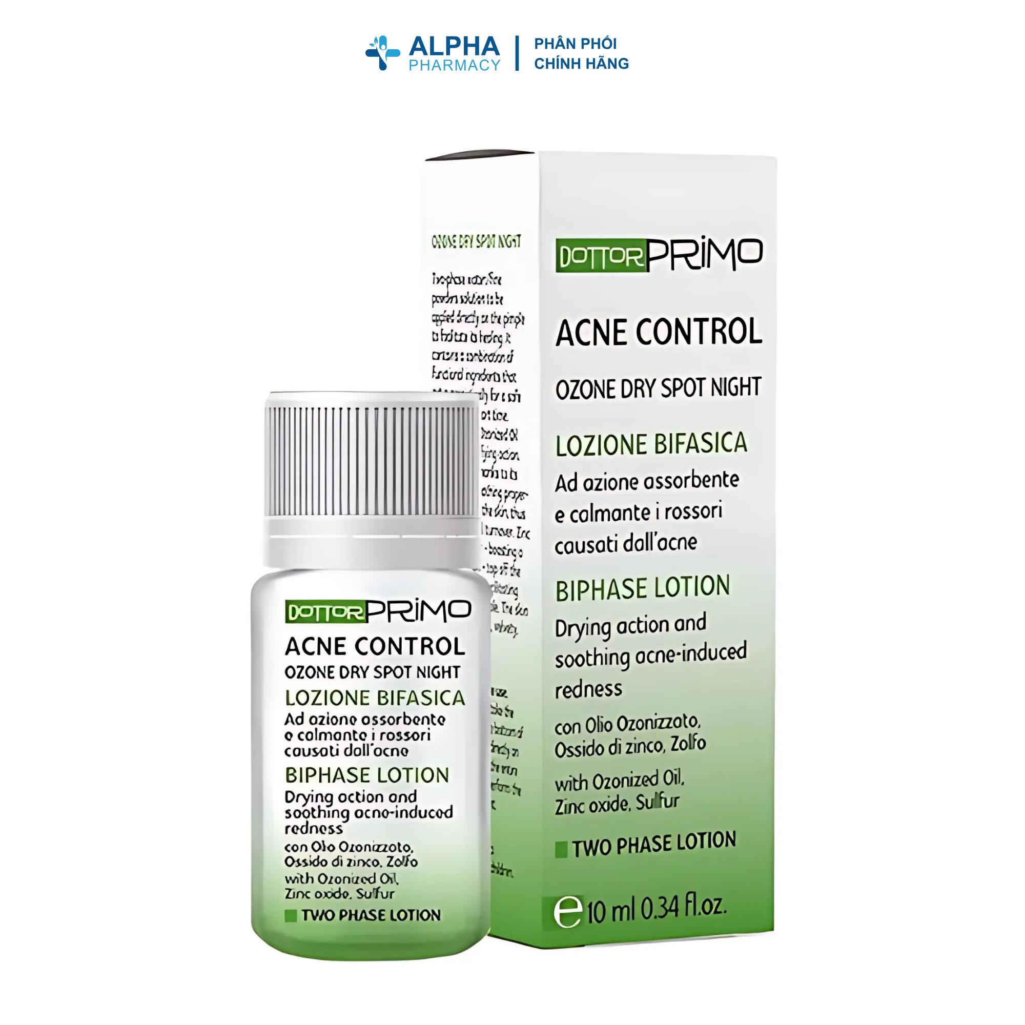 Kem giảm mụn ban đêm DottorPrimo Acne Control Ozon Dry SpotNight - 10ml - Image 2
