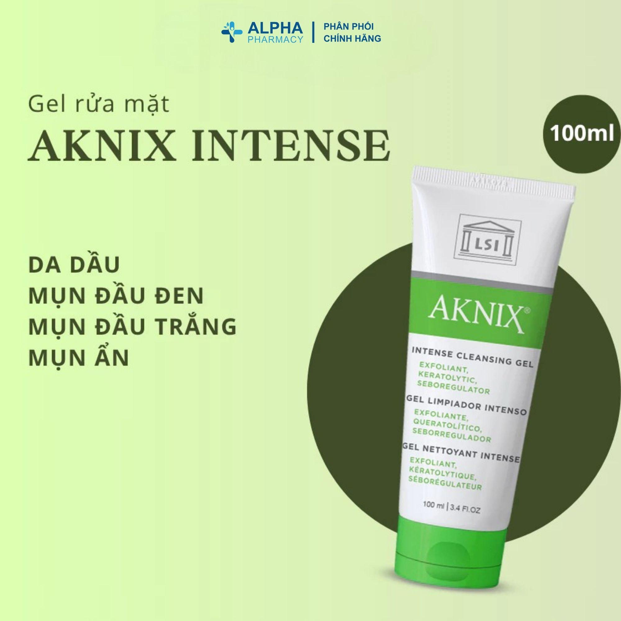 Sữa Rửa Mặt Giảm Mụn Không Viêm Aknix Intense Giúp Làm Sạch Sâu, Giảm Dầu Nhờn – 100ml/250ml - Image 4