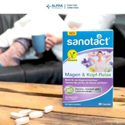 Alternative view of Viên Uống Hỗ Trợ Tiêu Hóa, Giảm Đầy Hơi Sanotact Magen & Kopf-Relax – Hộp 30 Viên