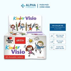 Viên Uống Bổ Mắt Kinder Visio Doppelherz Hỗ Trợ Thị Lực Và Sức Khỏe Mắt Cho Trẻ Em - Lọ 60 Viên