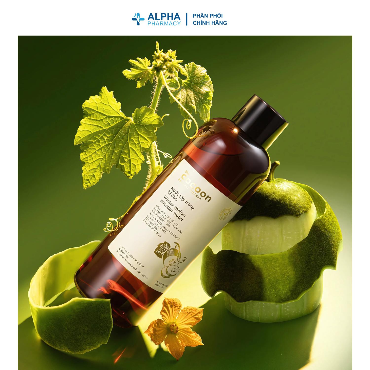 Nước Tẩy Trang Cocoon Bí Đao Làm Sạch Sâu Giảm Nhờn – 500ml - Image 4