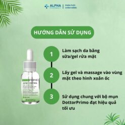 Alternative view of Gel Dưỡng Ẩm DottorPrimo Hydrating Gel Hỗ Trợ Cấp Nước, Làm Dịu Da Mụn, Kiểm Soát Nhờn - 30ml