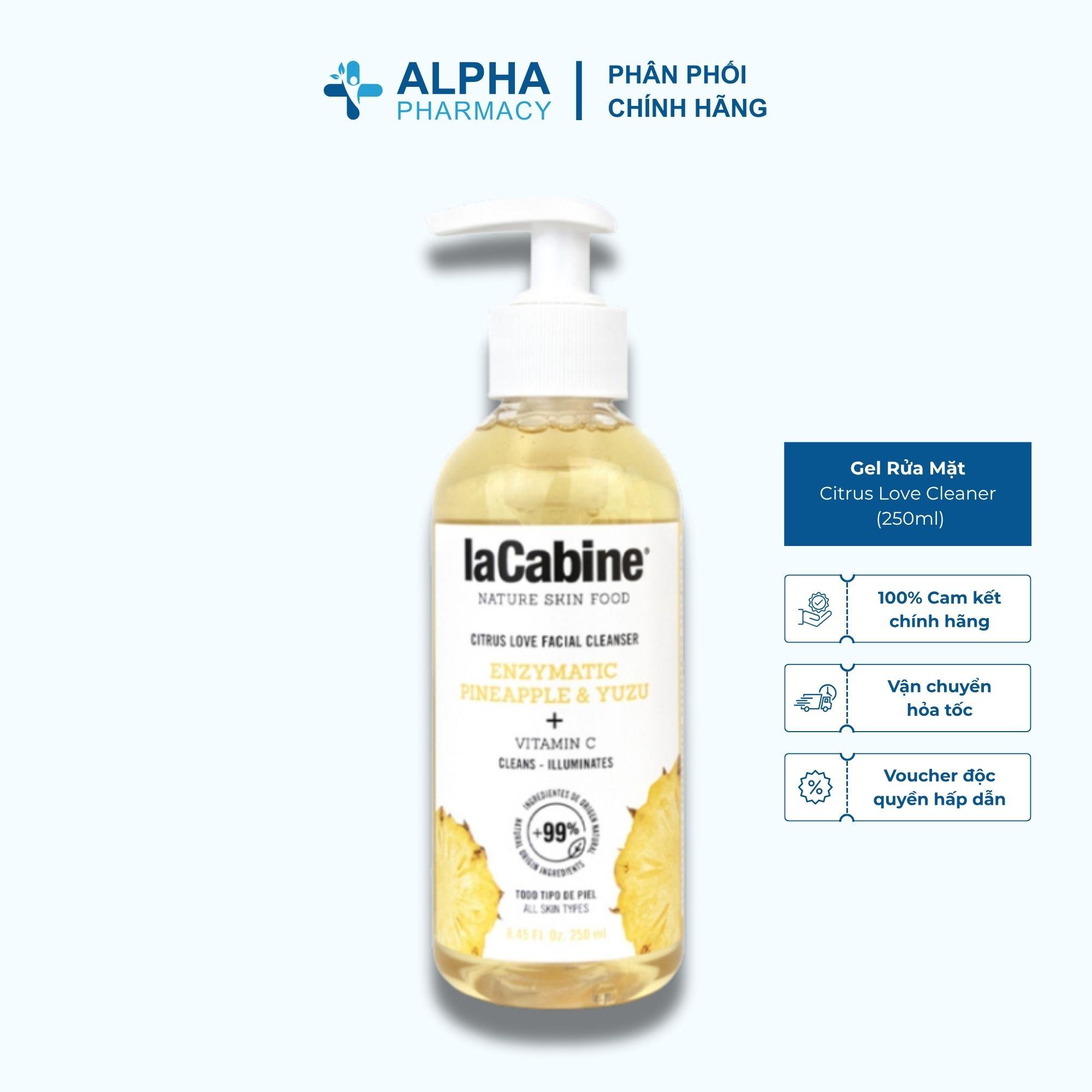 Gel Rửa Mặt LaCabine Citrus Love Cleaner Làm Sáng Da, Cấp Ẩm – 250ml