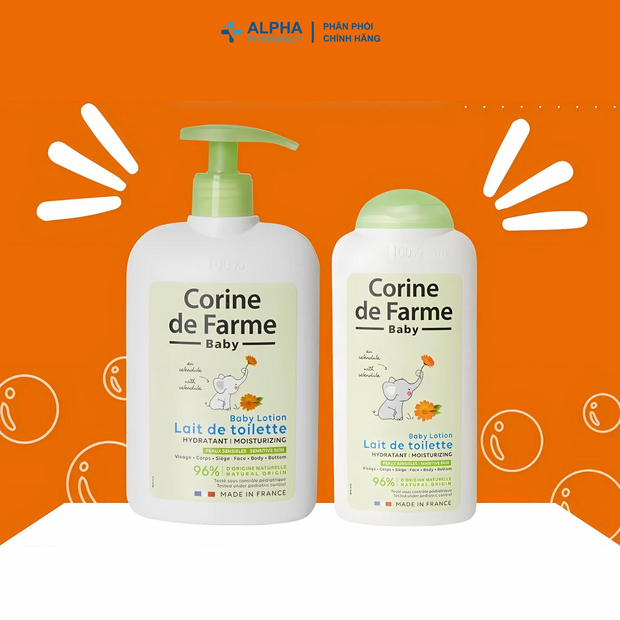 Dung Dịch Làm Sạch Corine De Farme Baby Lotion Không Cần Rửa Lại Với Nước – 250ml/500ml - Image 2