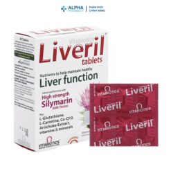 Alternative view of Viên Uống Hỗ Trợ Giải Độc Gan Vitabiotics Liveril, Tăng Cường Chức Năng Gan – Hộp 30 Viên