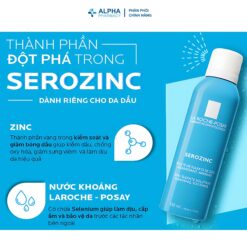 Alternative view of Xịt Khoáng La Roche-Posay Serozinc Làm Dịu Da Mụn & Giảm Bóng Nhờn – 150ml
