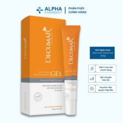 Gel Ngừa Mụn Decumar Advanced Hỗ Trợ Giảm Mụn, Mờ Thâm – 20g