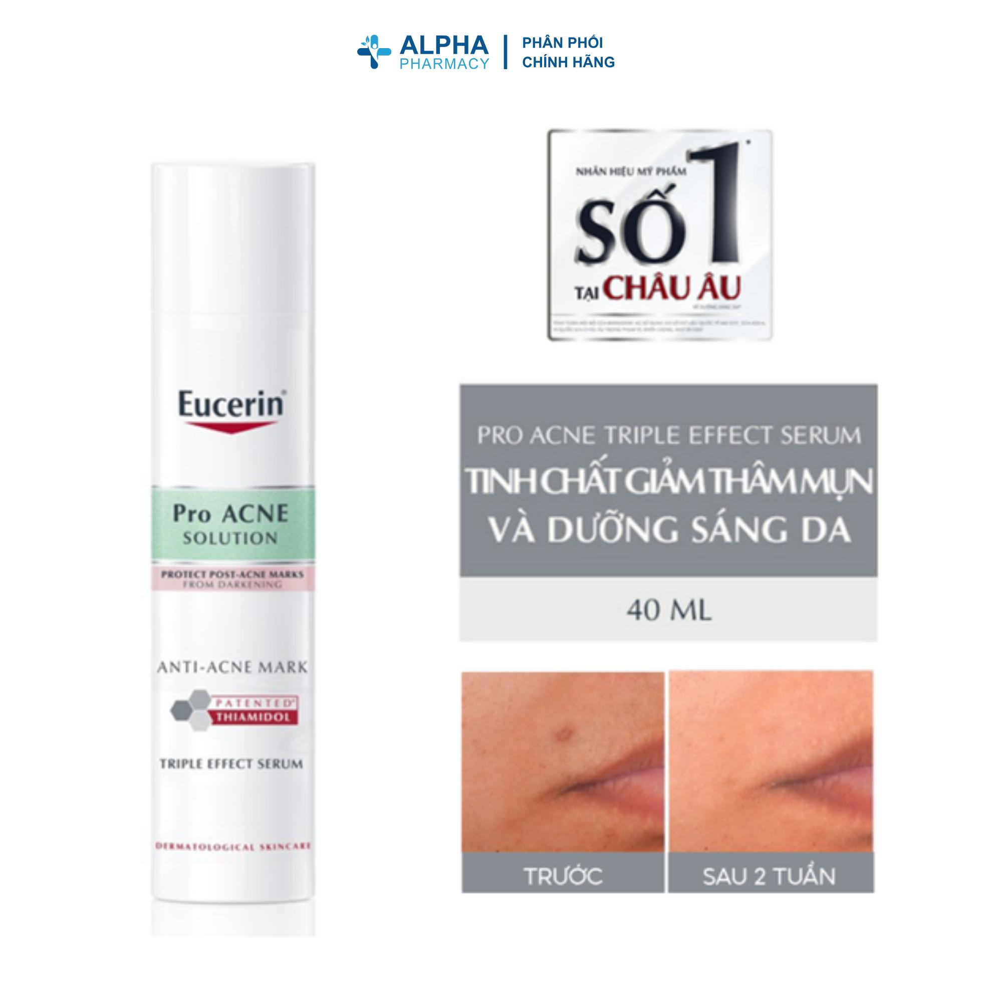 Tinh Chất Eucerin Pro Acne Triple Effect Giúp Giảm Mụn Tức Thì, Giảm Thâm Và Dưỡng Sáng - 40ml - Image 3