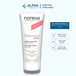 Kem Dưỡng Ẩm Noreva Sensidiane Légère Soothing Cream Cho Da Nhạy Cảm – 40ml