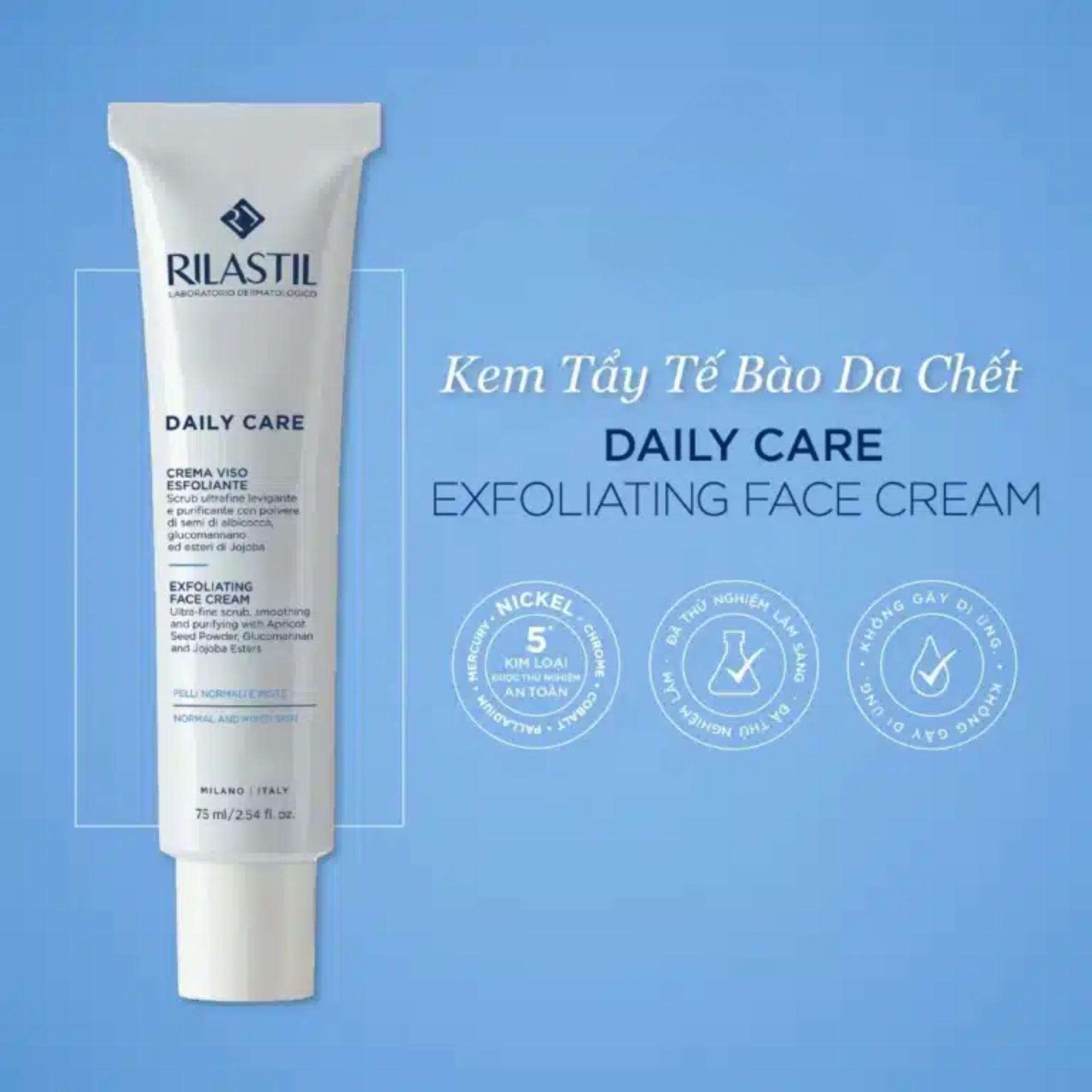 Kem Tẩy Tế Bào Chết Rilastil Daily Care Exfoliating Face Cream - 75ml - Image 2