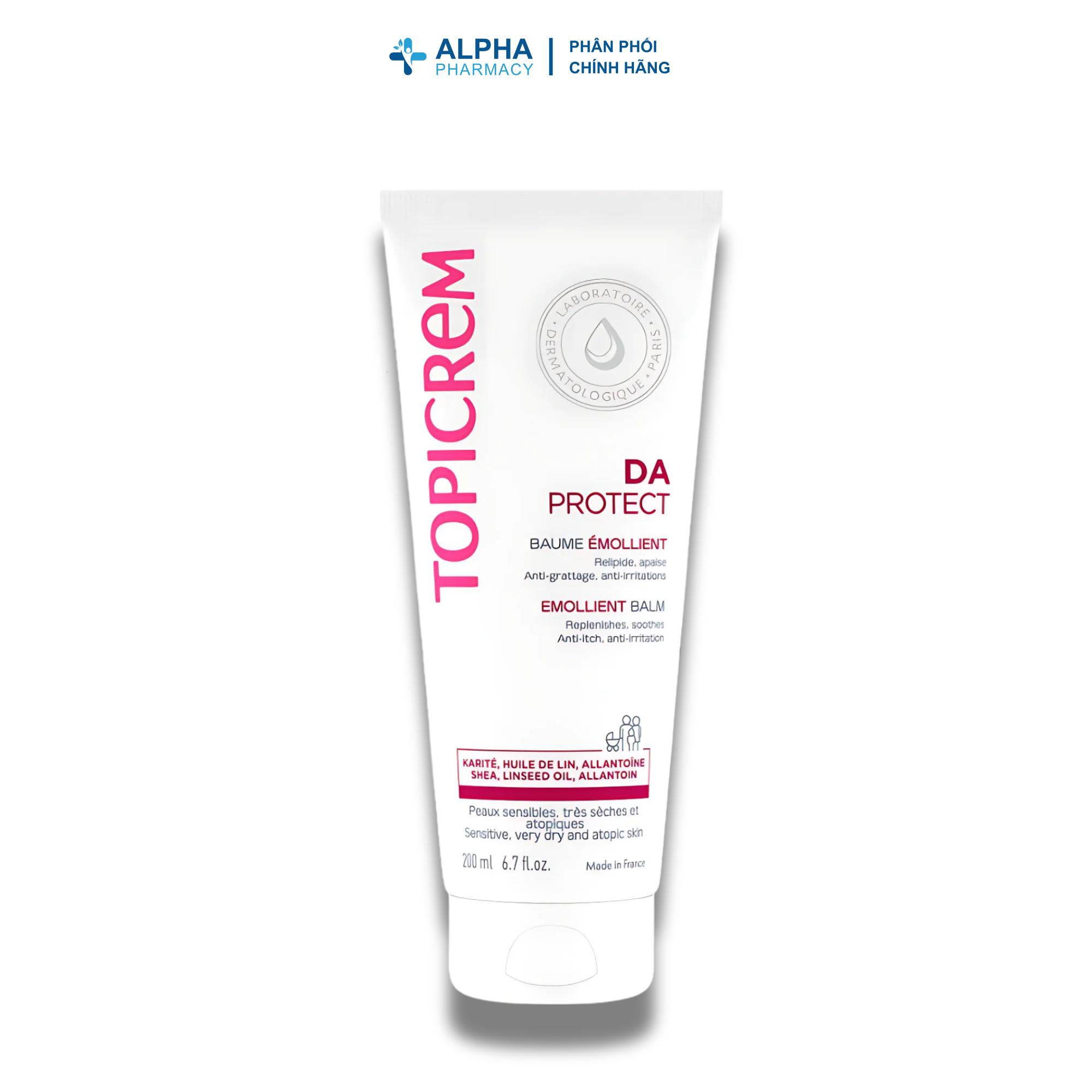 Kem Dưỡng Da Topicrem DA Protect Emollient Balm Cho Da Khô Và Da Cơ Địa - 75ml/200ml - Image 5