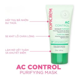 Alternative view of Mặt Nạ Làm Sạch Da Topicrem AC Control Purifying Mask Cho Da Dầu, Da Hỗn Hợp Và Da Mụn - 50ml
