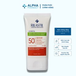 Kem Chống Nắng Rilastil Acnestil Sebum-Normalising Cream SPF 50+ Cho Da Mụn - 40ml