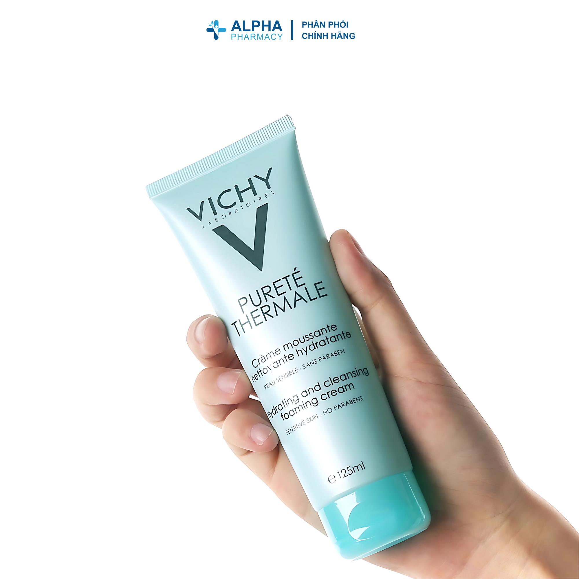 Sữa Rửa Mặt Vichy Pureté Thermale Foaming Cream Làm Sạch & Cấp Ẩm Dạng Tạo Bọt – 125ml - Image 4