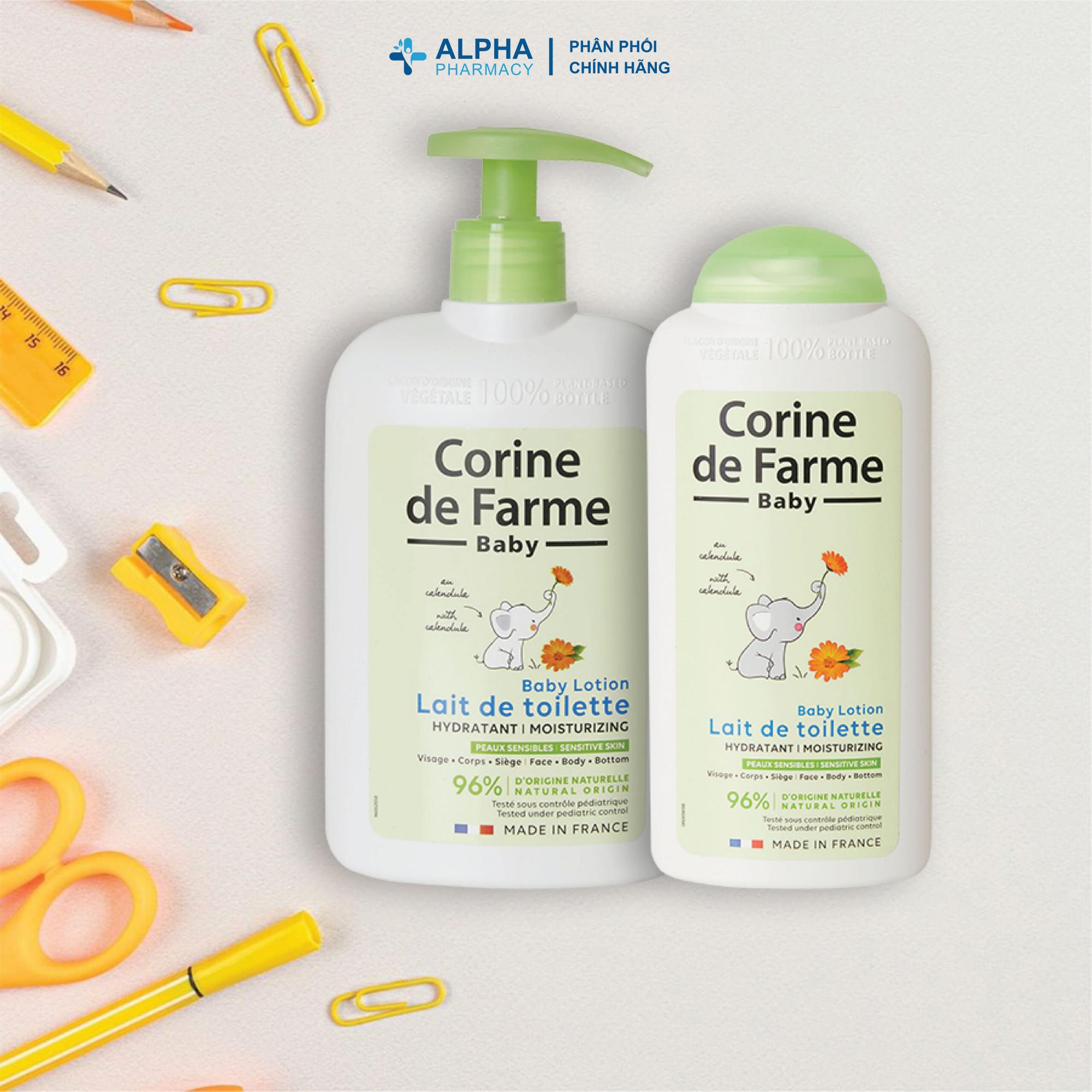 Dung Dịch Làm Sạch Corine De Farme Baby Lotion Không Cần Rửa Lại Với Nước – 250ml/500ml - Image 3