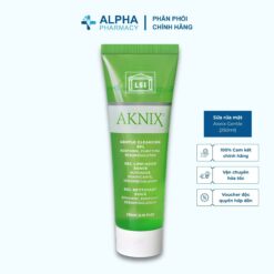 Sữa Rửa Mặt Giảm Mụn Viêm Aknix Gentle Giúp Làm Dịu Da, Kháng Khuẩn Hiệu Quả – 100ml/250ml