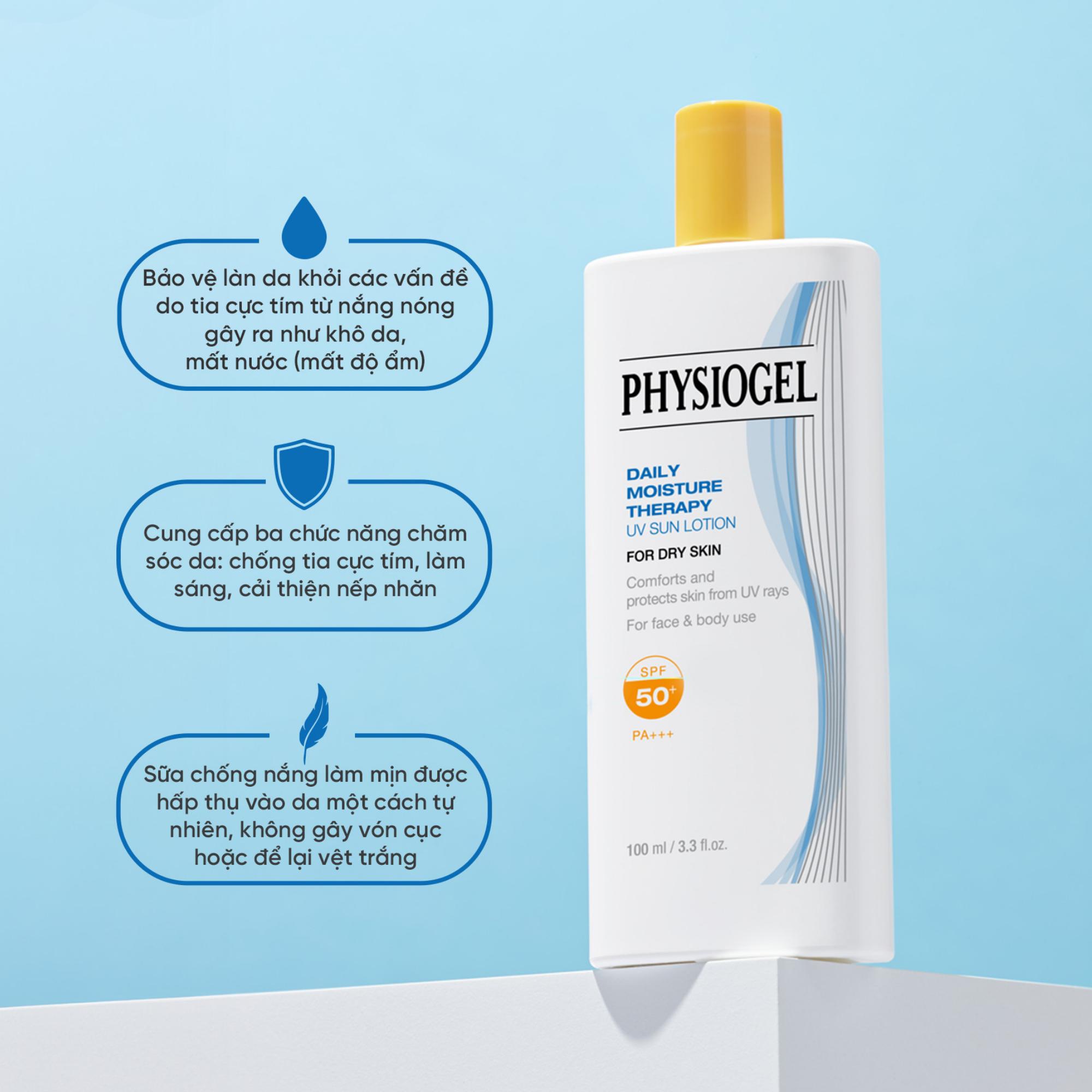 Sữa Chống Nắng Physiogel DMT UV Sun Lotion Dưỡng Ẩm SPF 50+/PA+++ – 100ml - Image 2