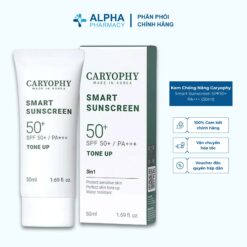 Kem Chống Nắng Caryophy Smart Sunscreen SPF50+ PA+++ Tone Up Nâng Tone & Ngừa Mụn - 50ml