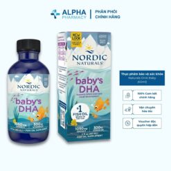 Thực Phẩm Bảo Vệ Sức Khỏe Nordic Naturals DHA Baby Bổ Sung DHA Cho Trẻ Sơ Sinh - 60ml