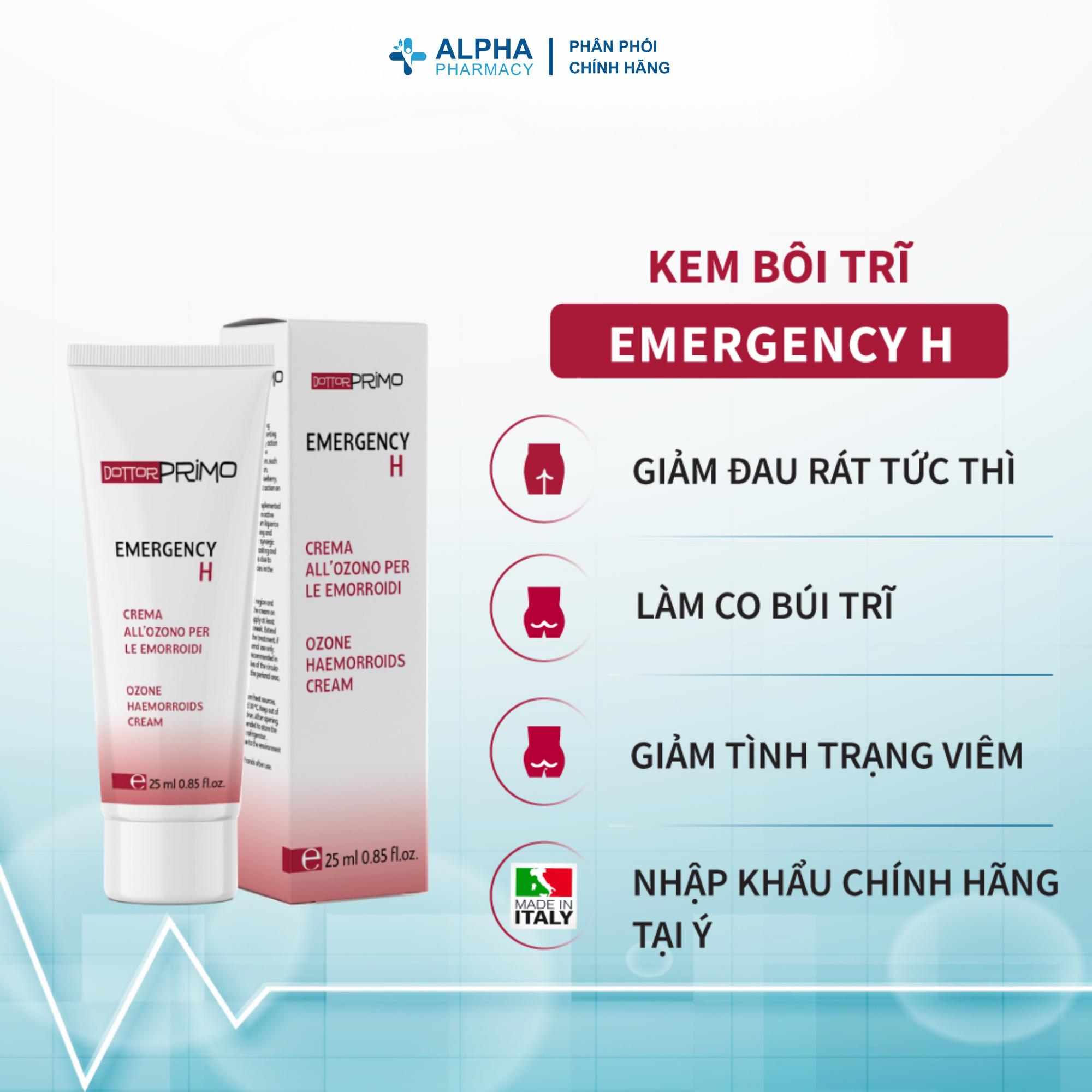 Kem Bôi Trĩ DottorPrimo Emergency H Làm Dịu, Giảm Ngứa Rát - Tuýp 25ml - Image 3