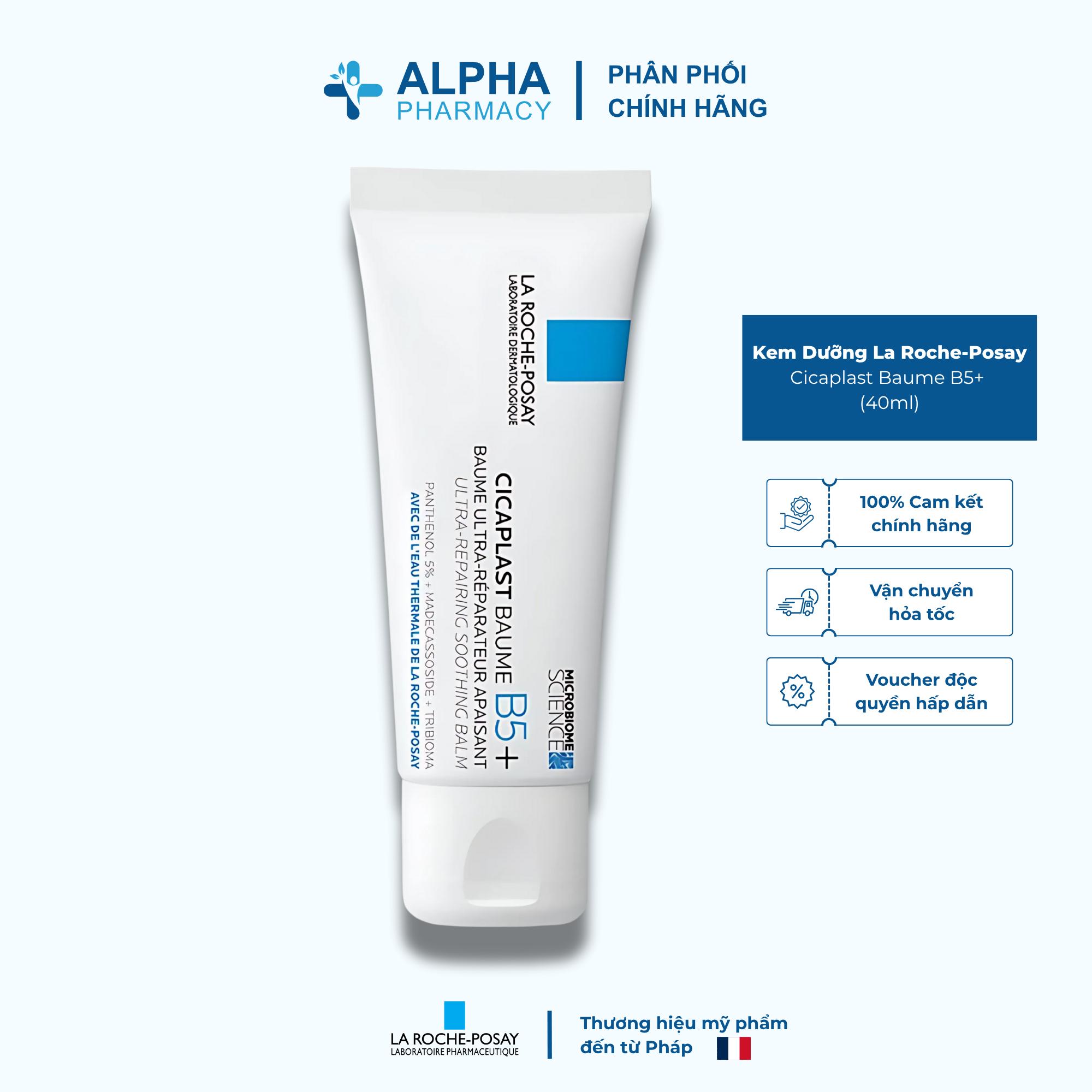 Kem Dưỡng La Roche-Posay Cicaplast Baume B5+ Làm Dịu & Phục Hồi Da Cho Trẻ Em & Trẻ Sơ Sinh – 40ml