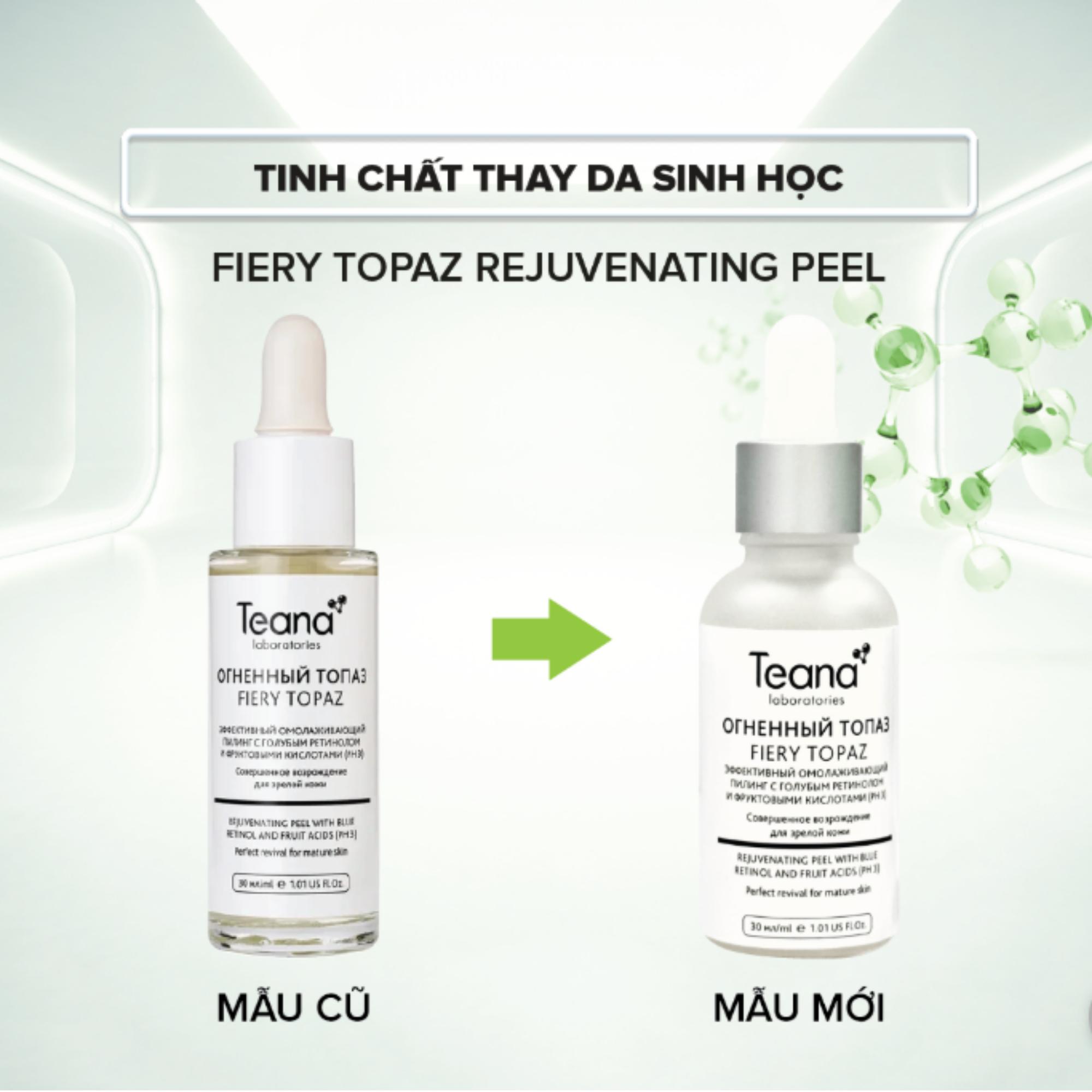 Tinh chất Teana Fiery Topaz Rejuvenating Peel Với Blue Retinol Và Axit Trái Cây - 30ml - Image 3