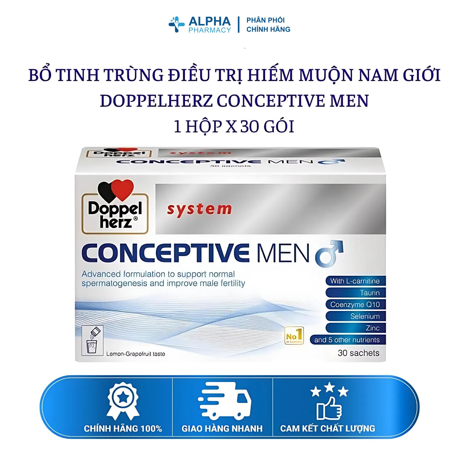 Viên Uống Doppelherz Conceptive Men Bổ Sung Vitamin Và Khoáng Chất – Hộp 30 Viên - Image 3