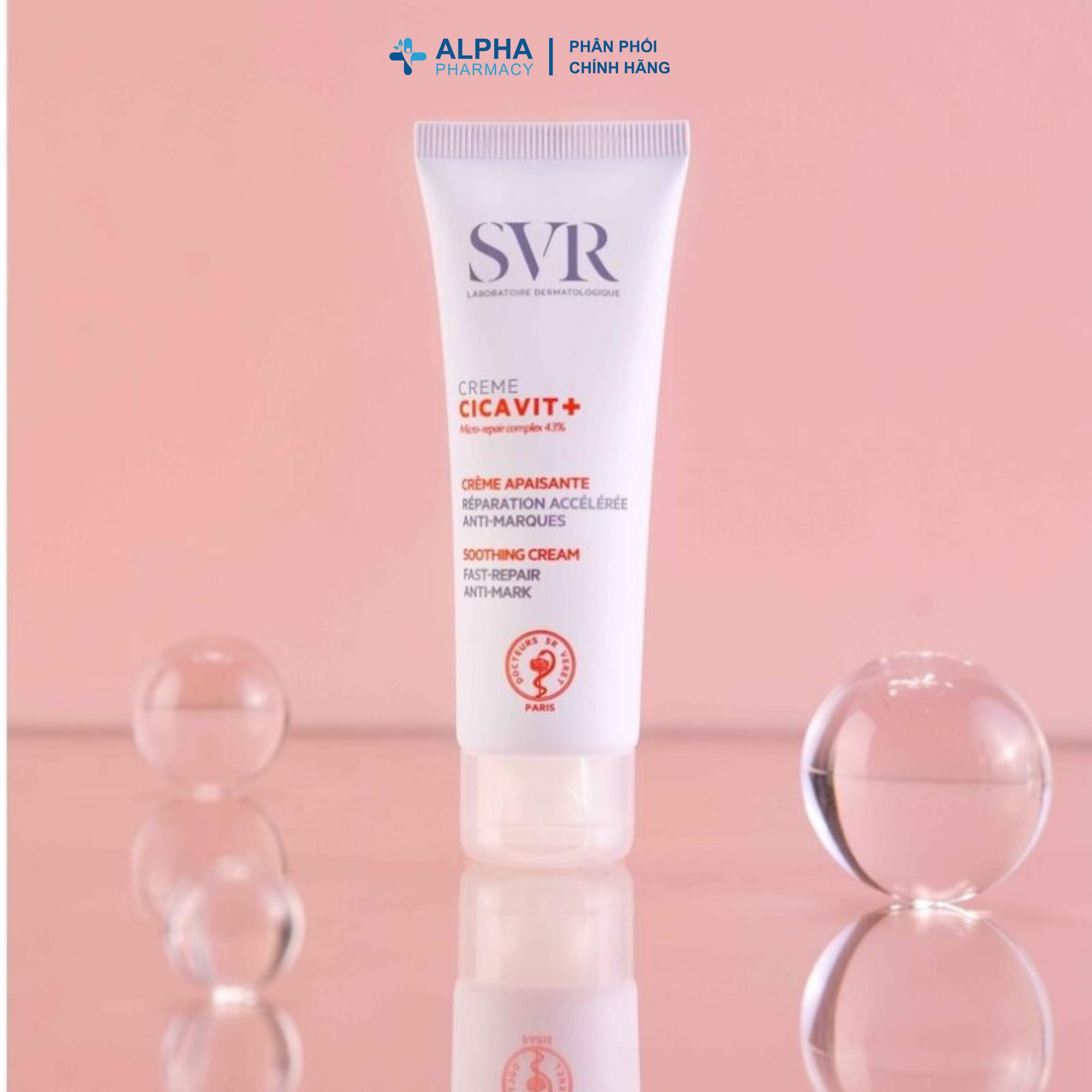 Kem Dưỡng Ẩm SVR Cicavit+ Creme Làm Dịu Da Kích Ứng, Giảm Mẩn Đỏ & Phục Hồi Da – 40ml - Image 3