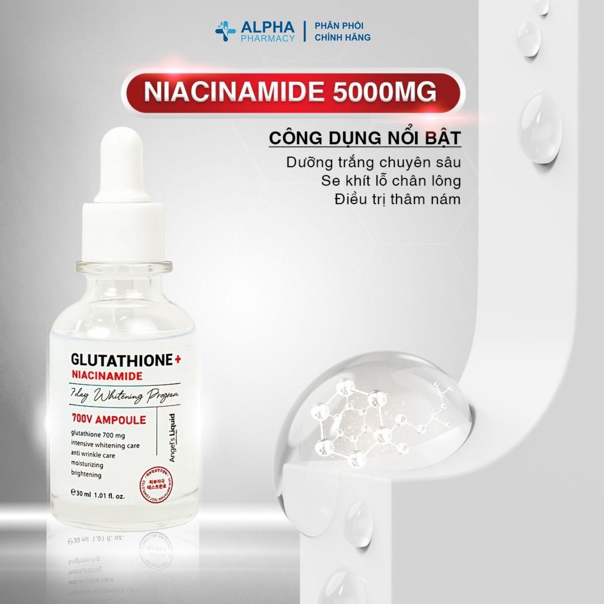 Tinh Chất Angel’s Liquid Glutathione+Niacinamide 700V-Ampoule Dưỡng Trắng Da - 30ml - Image 2