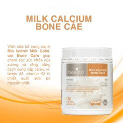 Alternative view of Viên Uống BioIsland Bone Care Bổ Sung Canxi Cho Mẹ Bầu, Hỗ Trợ Xương Khỏe Mạnh Thai Nhi – Hộp 150 Viên