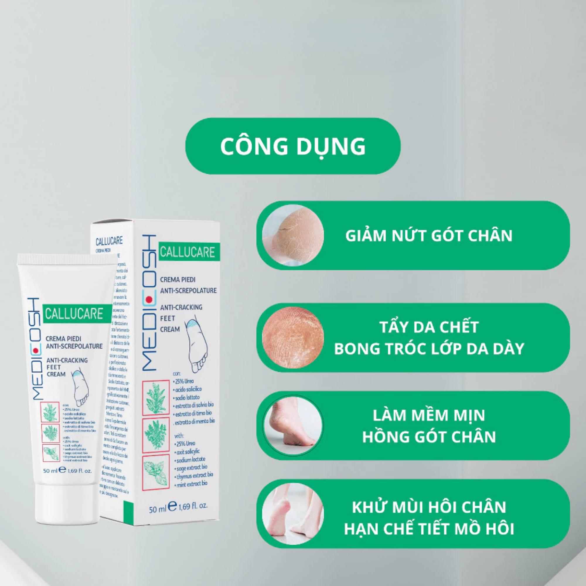 Kem Callucare Cấp Ẩm Giúp Giảm Nứt Gót Khô Da, Chai Sạn - 50ml - Image 3