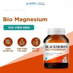 Alternative view of Viên Uống Bio Magnesium Blackmores Giảm Chuột Rút & Tăng Cường Cơ Bắp - Lọ 100 Viên