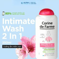 Alternative view of Dung Dịch Vệ Sinh Phụ Nữ Corine De Farme Intimate Wash 2 In 1 Làm Sạch Toàn Thân & Vùng Kín – 250ml