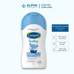 Dầu Gội Trẻ Em Cetaphil Baby Shampoo Dịu Nhẹ, Không Gây Cay Mắt - 200ml