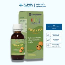 Siro Henry Blooms Kids Liquid Cold & Flu With Elderberry Hỗ Trợ Giảm Ho, Cảm Lạnh & Sổ Mũi Cho Trẻ - 100ml