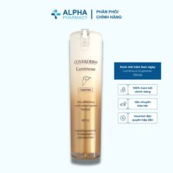 Kem Làm Mờ Các Vết Nám Đậm Và Lớn Coverderm Luminous Supreme Dùng Ban Ngày - 30ml