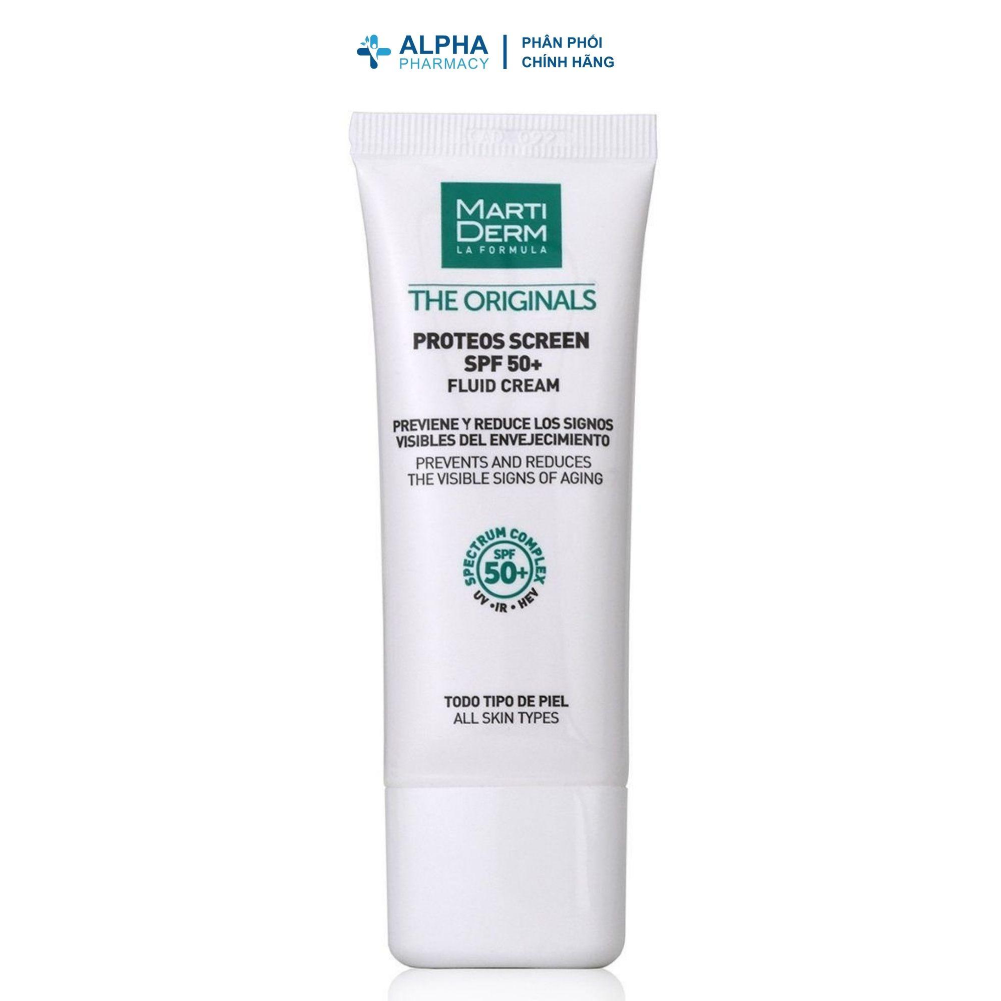 Kem Chống Nắng Phổ Rộng Ngừa Lão Hóa MartiDerm The Originals Proteos Screen SPF50+ – 40ml - Image 2