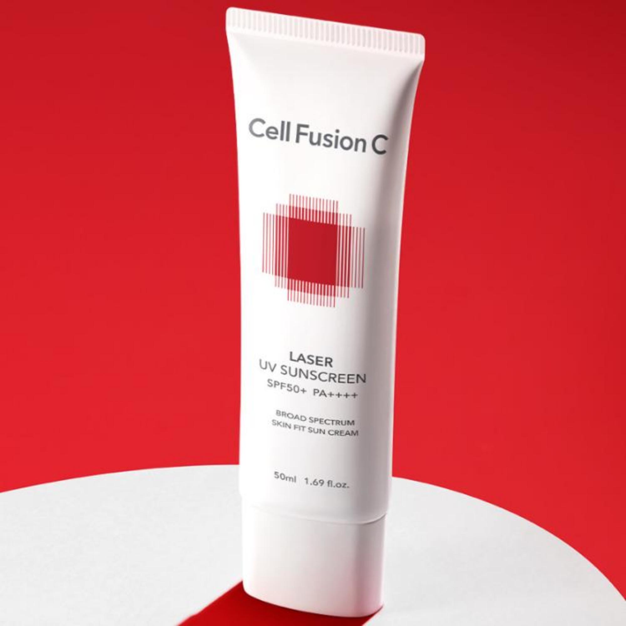 Kem Chống Nắng Cell Fusion C Laser Sunscreen 100 SPF50+/PA++++ – 50ml (Đỏ) - Image 2