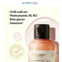 Alternative view of Nước Cân Bằng Cocoon Sen Hậu Giang Làm Dịu Da Nhạy Cảm – 310ml