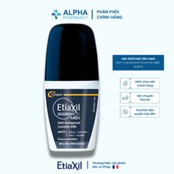 Lăn Khử Mùi Nam Etiaxil Deodorant Men Anti Transpirant Controle 48H Roll On Kiểm Soát Mồ Hôi – 50ml