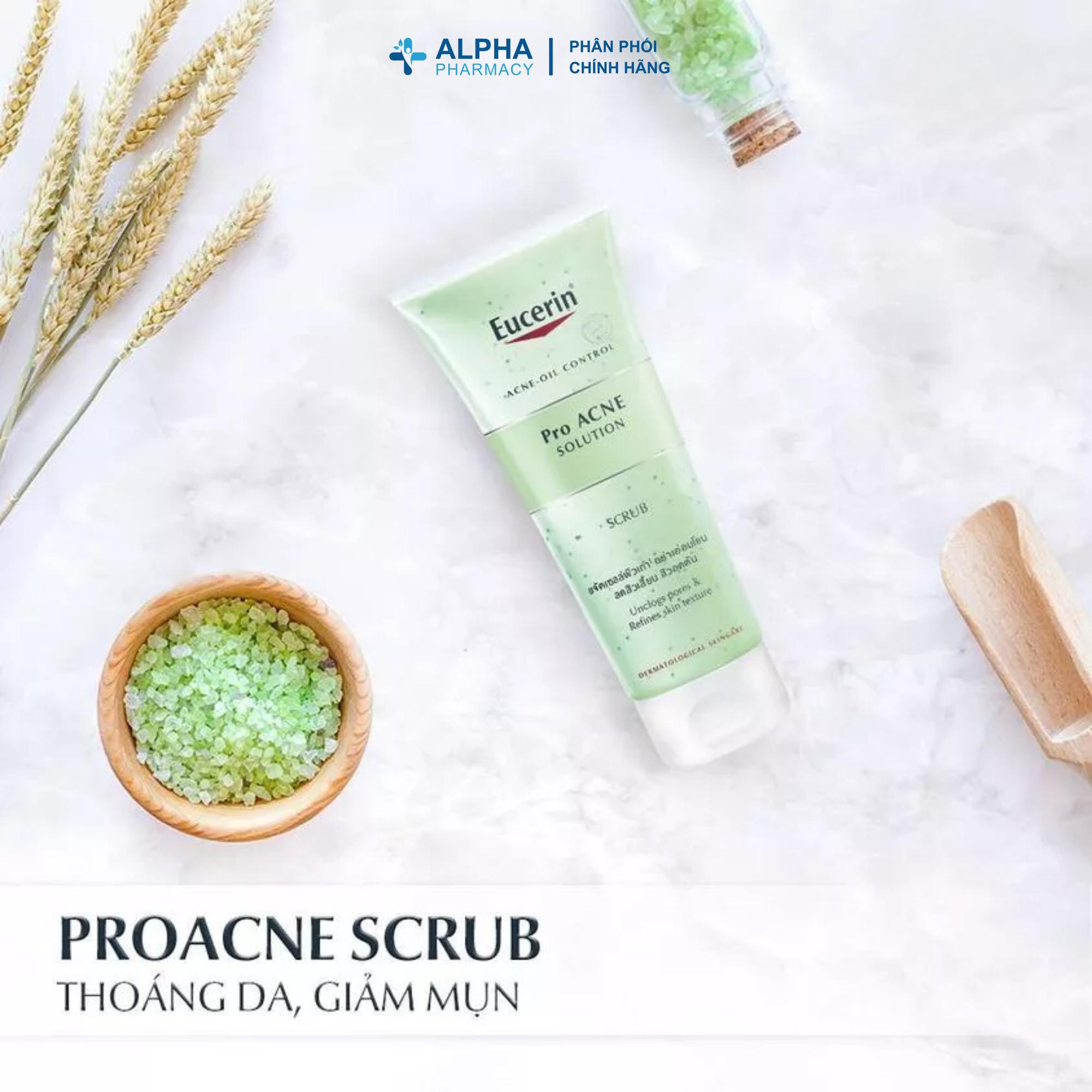Tẩy Tế Bào Chết Eucerin ProACNE Scrub Làm Sạch Sâu, Hỗ Trợ Giảm Mụn Đầu Đen - 100ml - Image 4