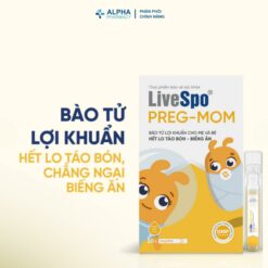 Alternative view of Bào Tử Lợi Khuẩn LiveSpo Preg-Mom Hỗ Trợ Giảm Táo Bón, Tiêu Chảy & Kích Thích Ăn Ngon Cho Mẹ Và Bé - H/20 Ống