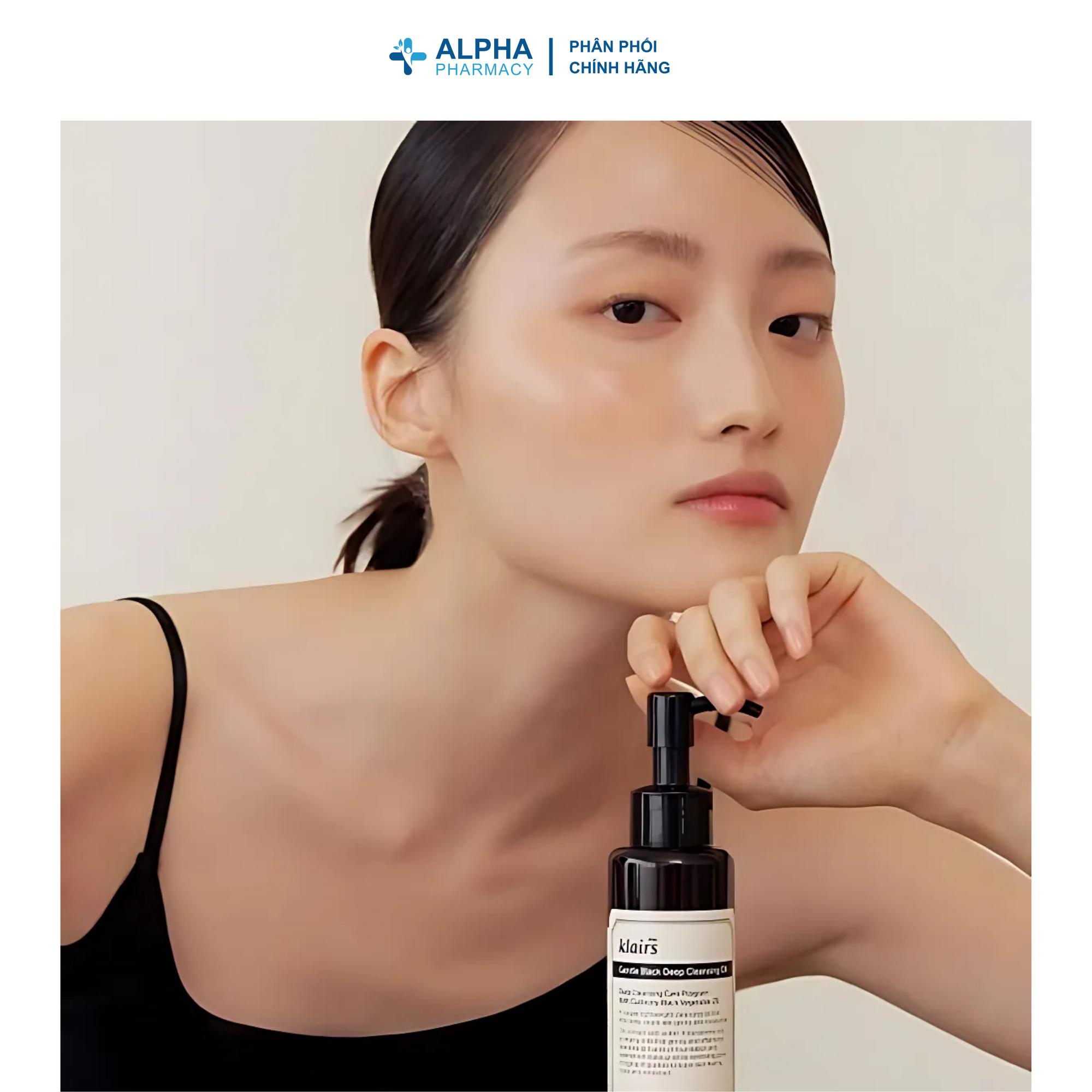 Dầu Tẩy Trang Klairs Gentle Black Deep Cleansing Oil Làm Sạch Sâu & Giữ Ẩm Da – 150ml - Image 2