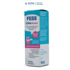 Alternative view of Dung Dịch Nước Muối Biển Sâu Fess Little Noses With Aspirator Làm Sạch Mũi, Giảm Nghẹt Mũi Cho Bé - 15ml