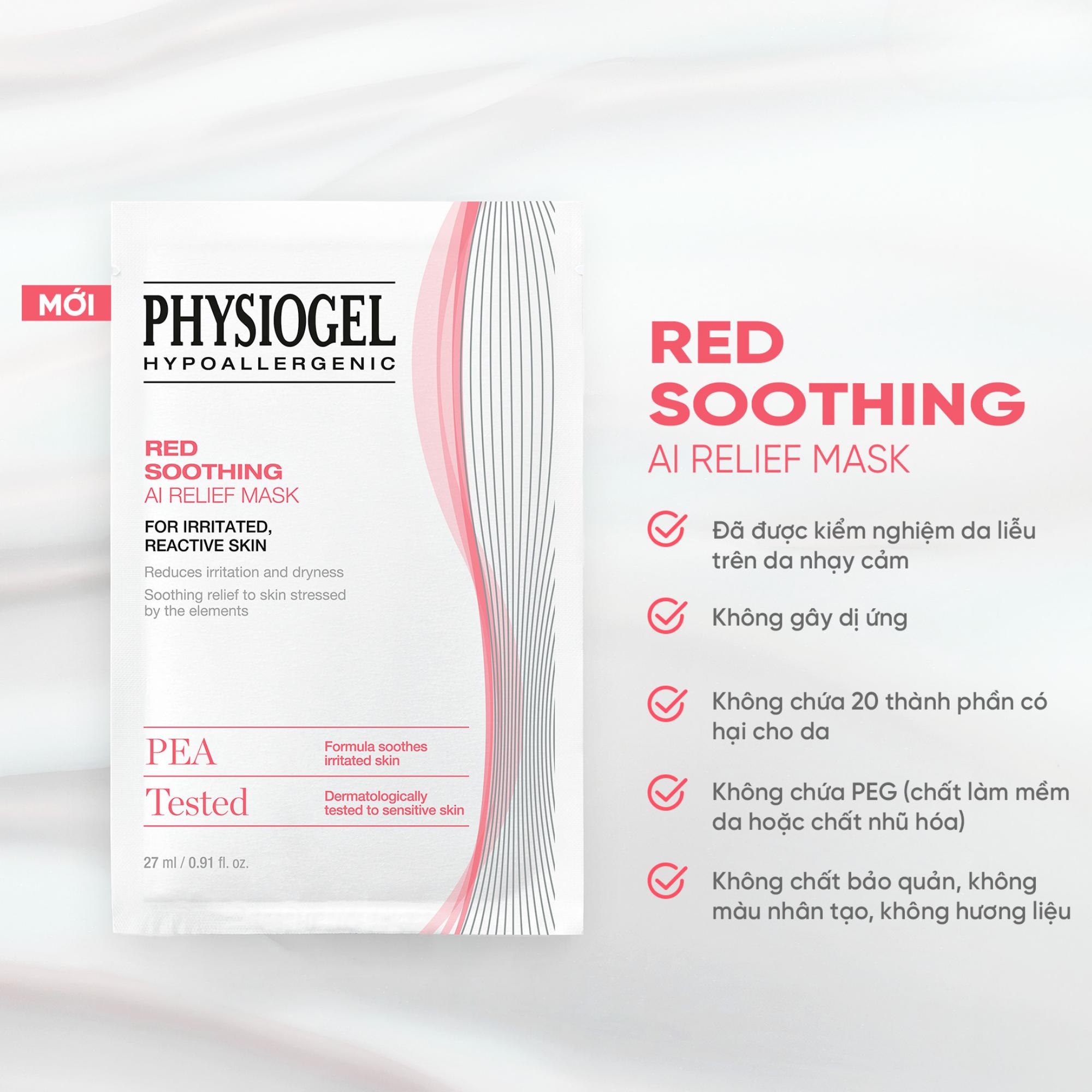 Mặt Nạ Làm Dịu Physiogel Red Soothing Ai Mask – 27ml - Image 2